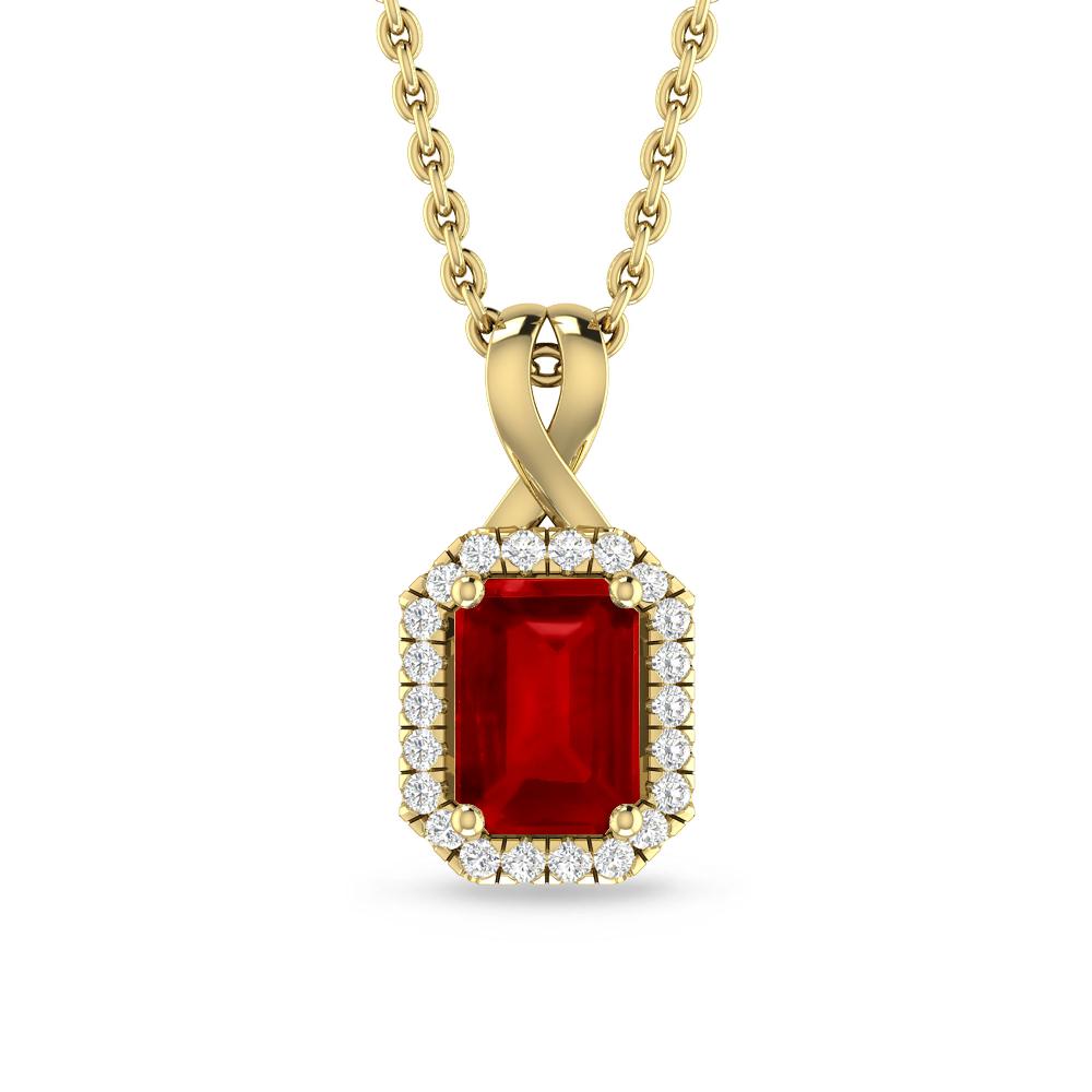 Yellow Gold - Ruby