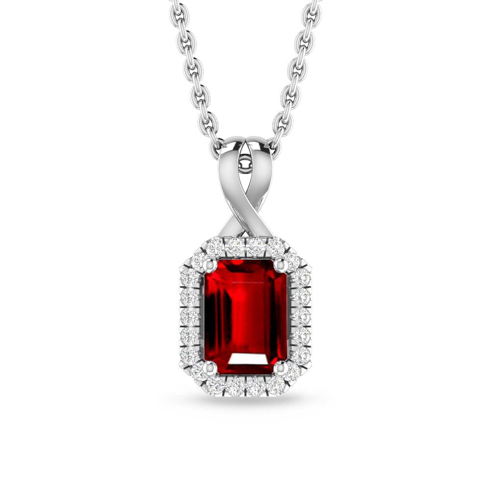 White Gold - Ruby