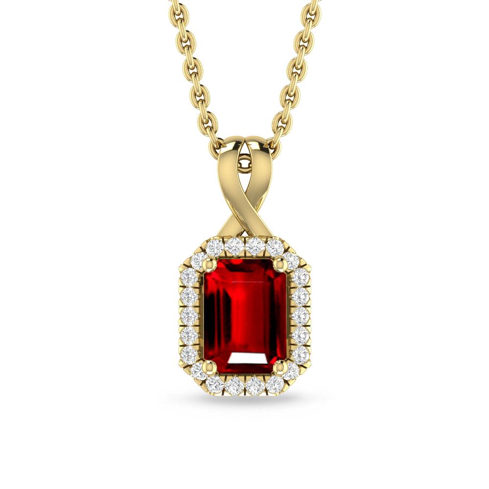 Yellow Gold - Ruby