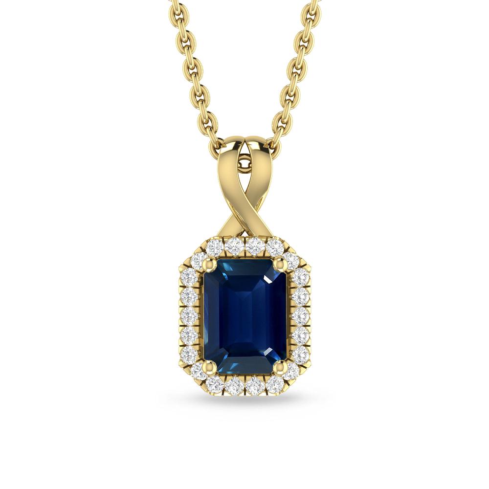 Yellow Gold - Sapphire