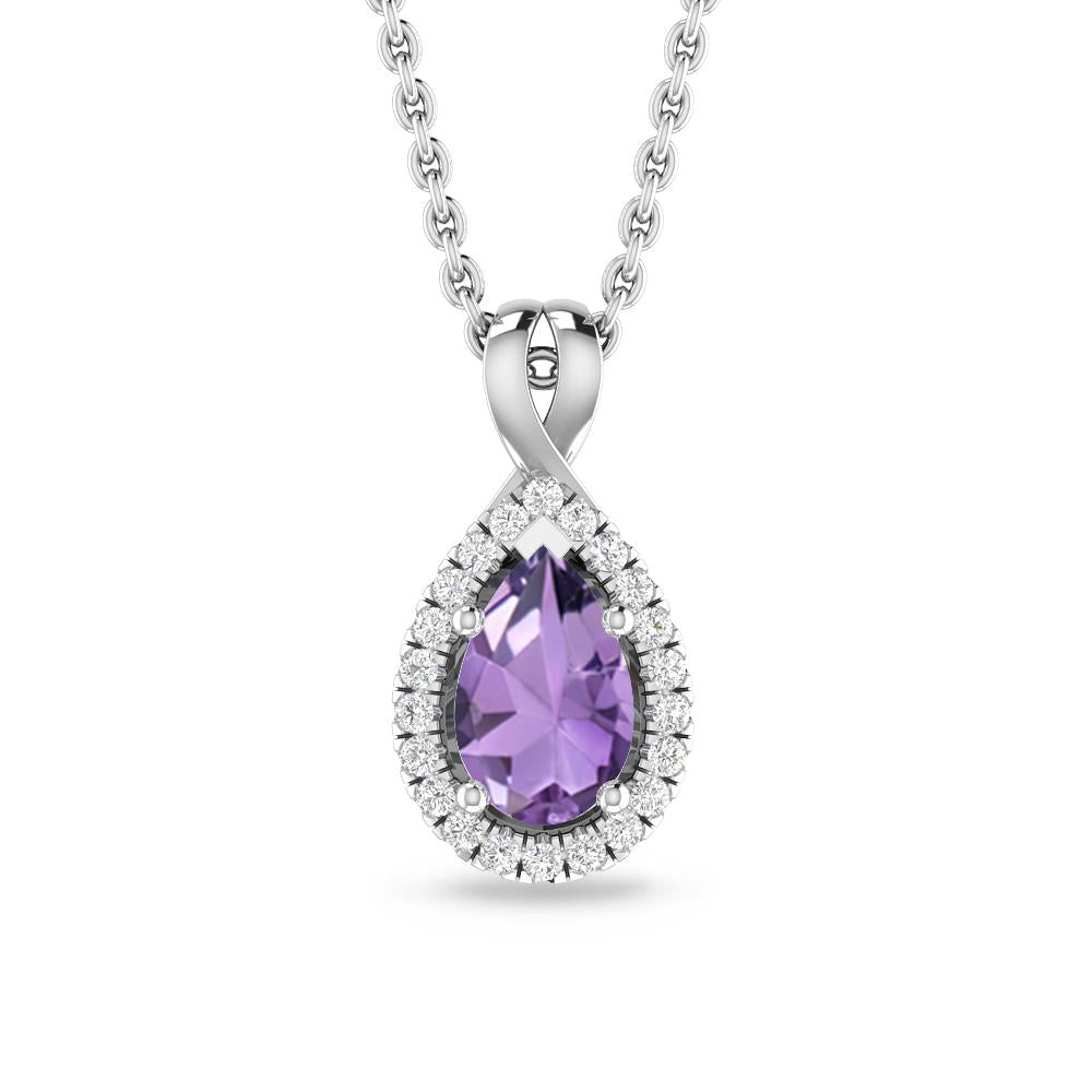 White Gold - Amethyst