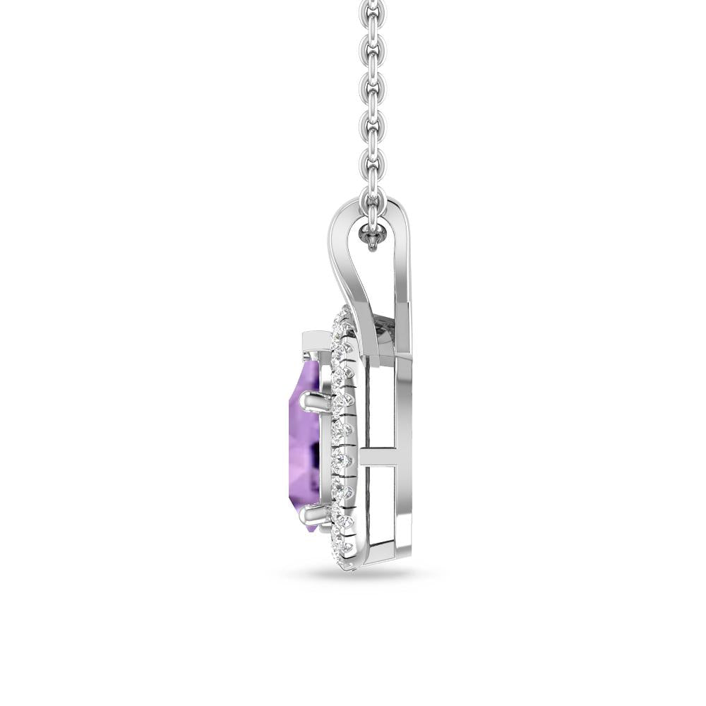 White Gold - Amethyst