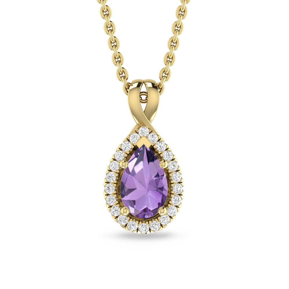 Yellow Gold - Amethyst