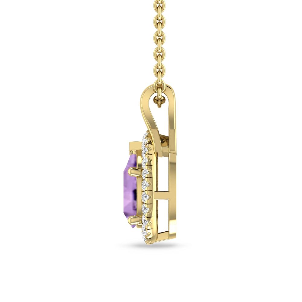 Yellow Gold - Amethyst