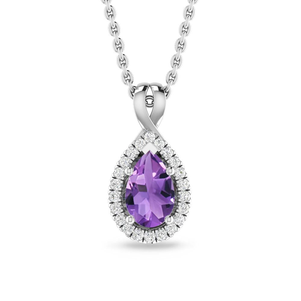 White Gold - Amethyst