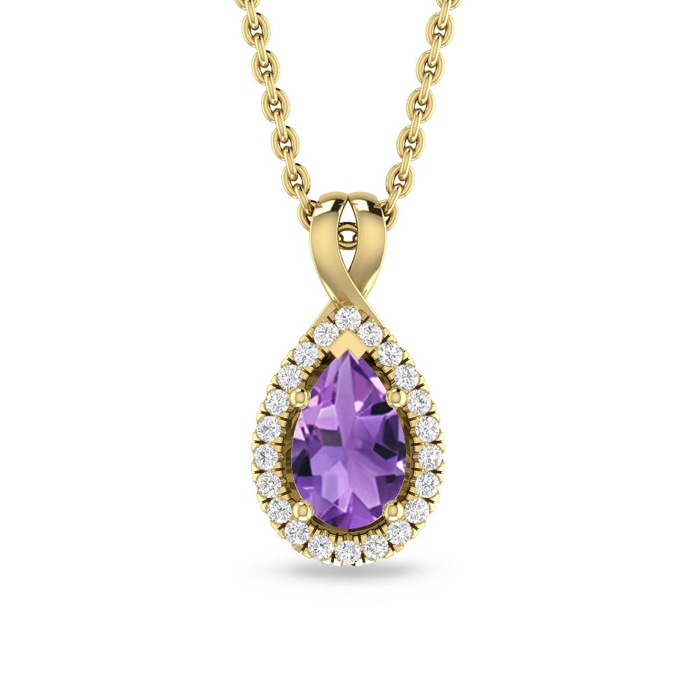 Yellow Gold - Amethyst