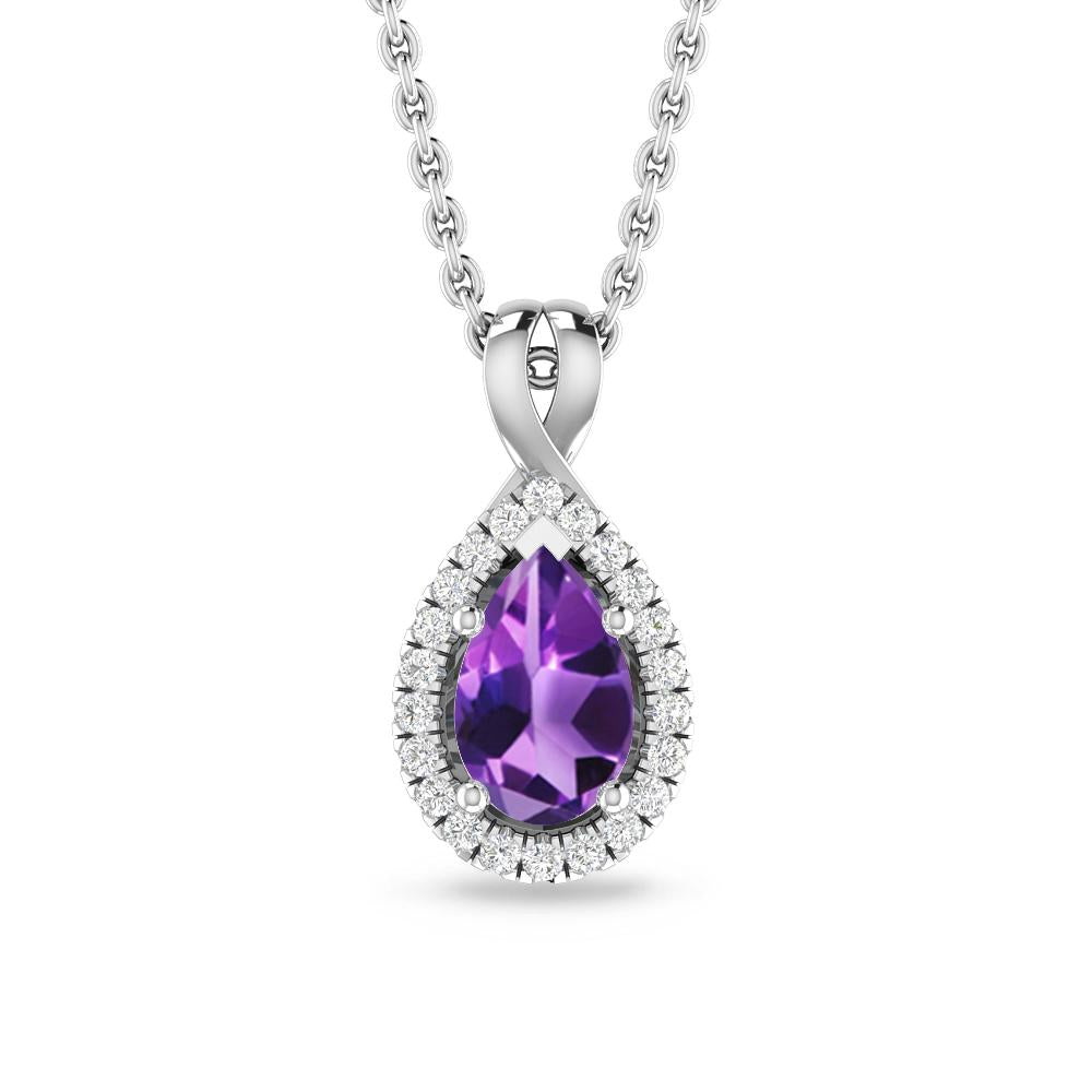 White Gold - Amethyst