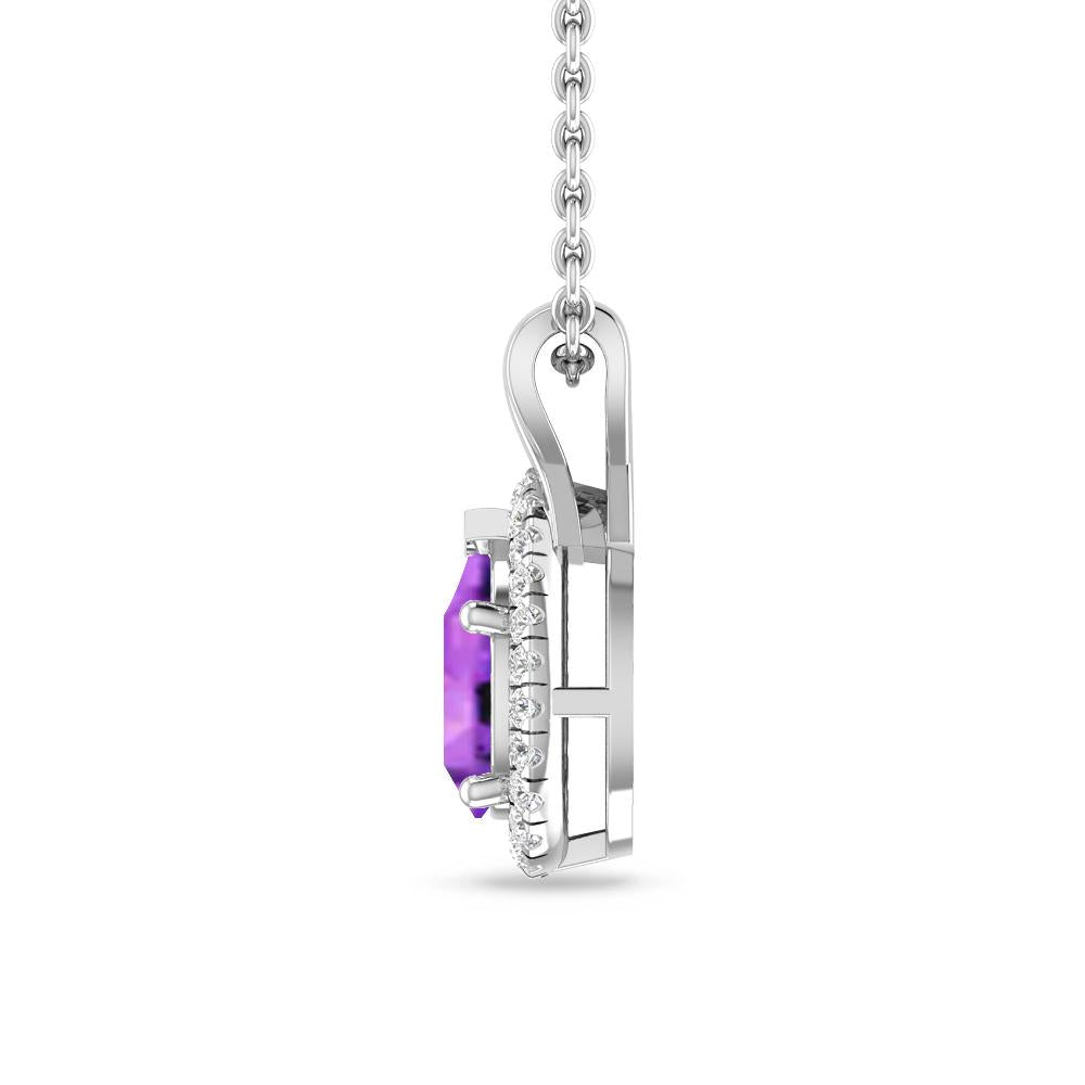 White Gold - Amethyst