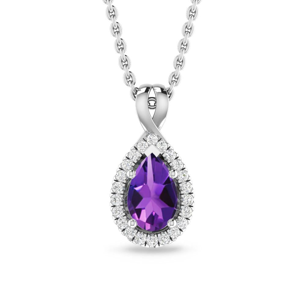 White Gold - Amethyst