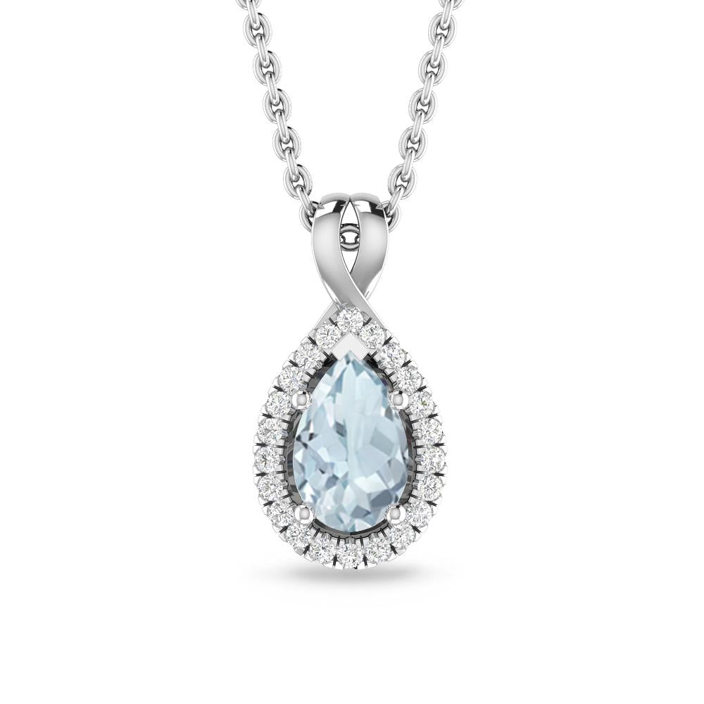 White Gold - Aquamarine