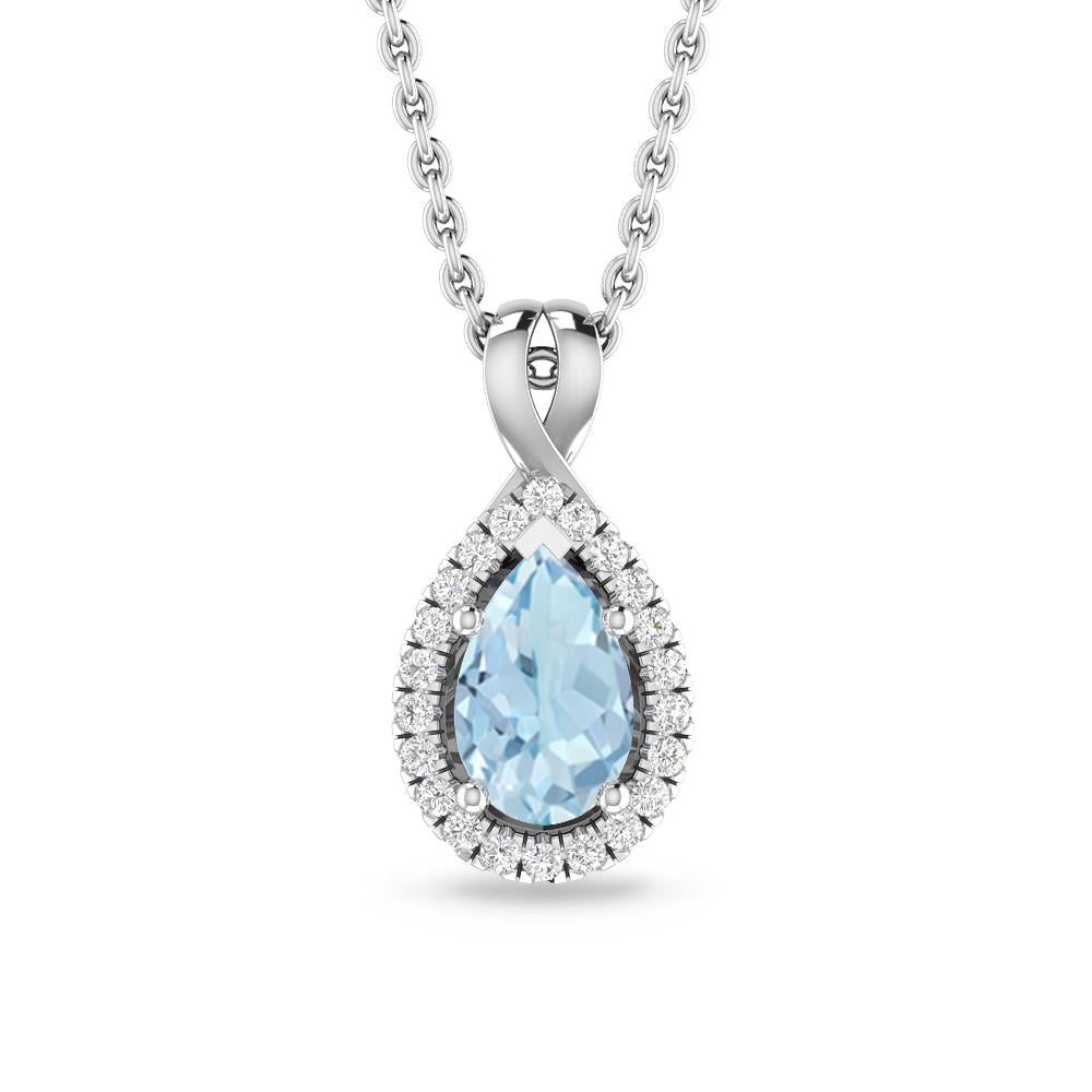 White Gold - Aquamarine