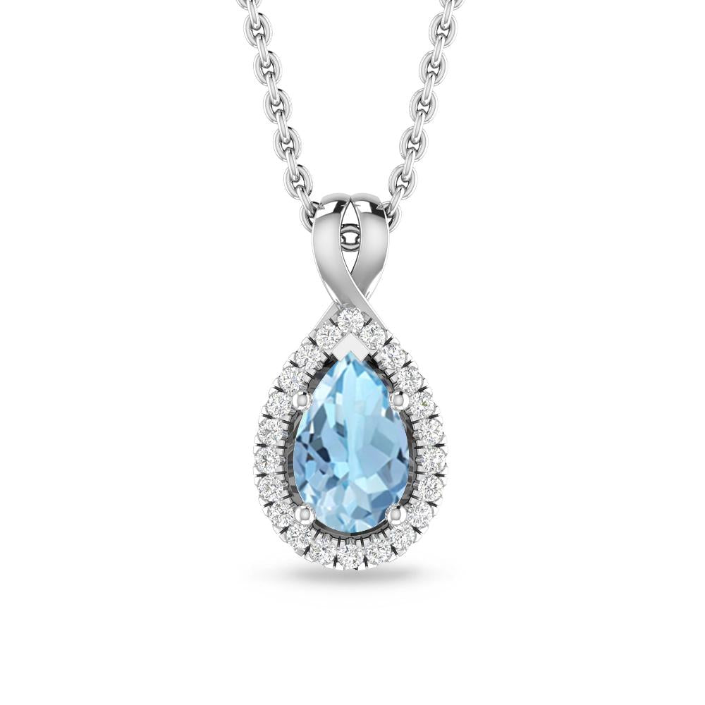 White Gold - Aquamarine