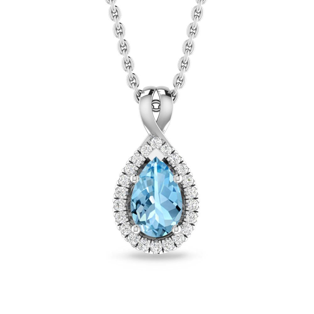 White Gold - Aquamarine