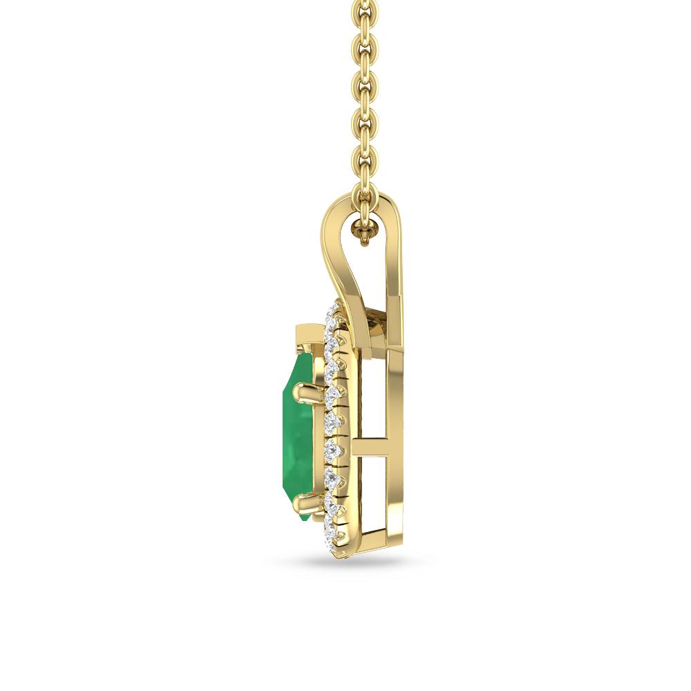 Yellow Gold - Emerald