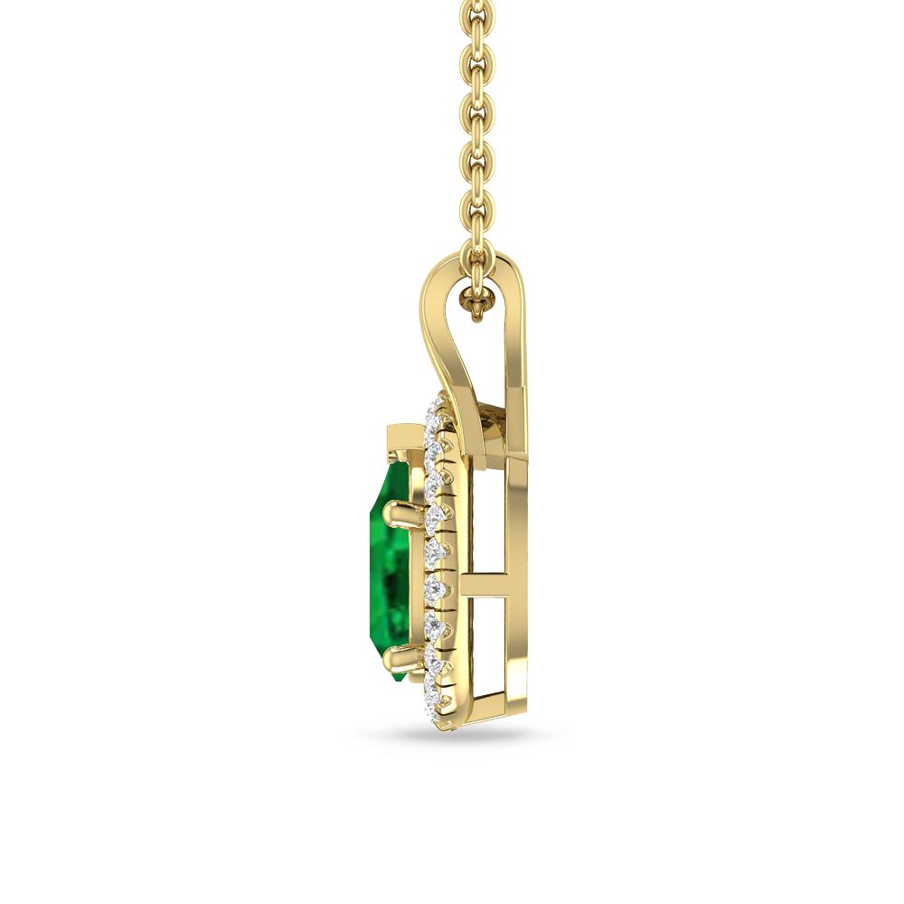 Yellow Gold - Emerald