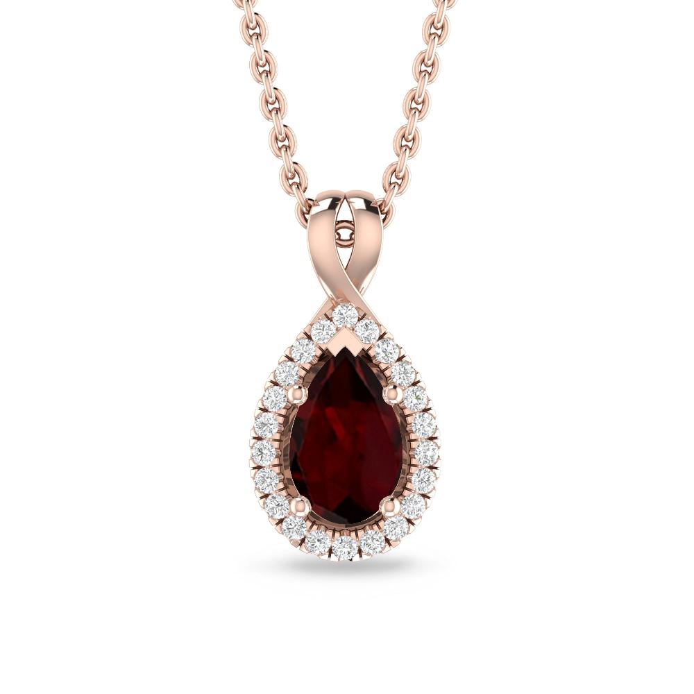 Rose Gold - Garnet