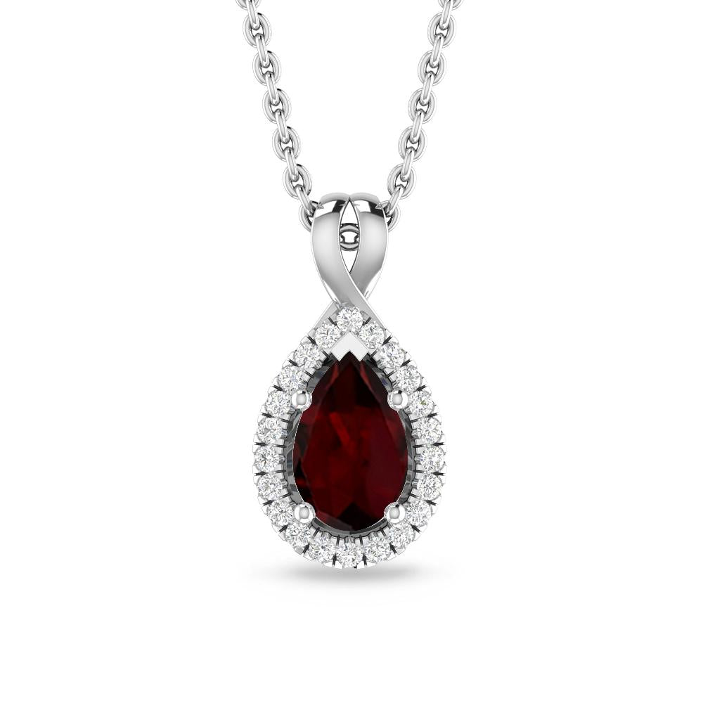 White Gold - Garnet