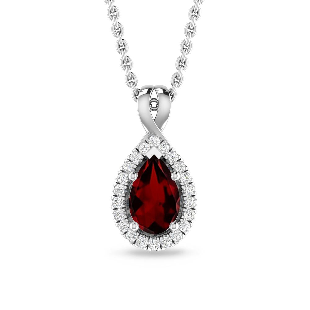 White Gold - Garnet