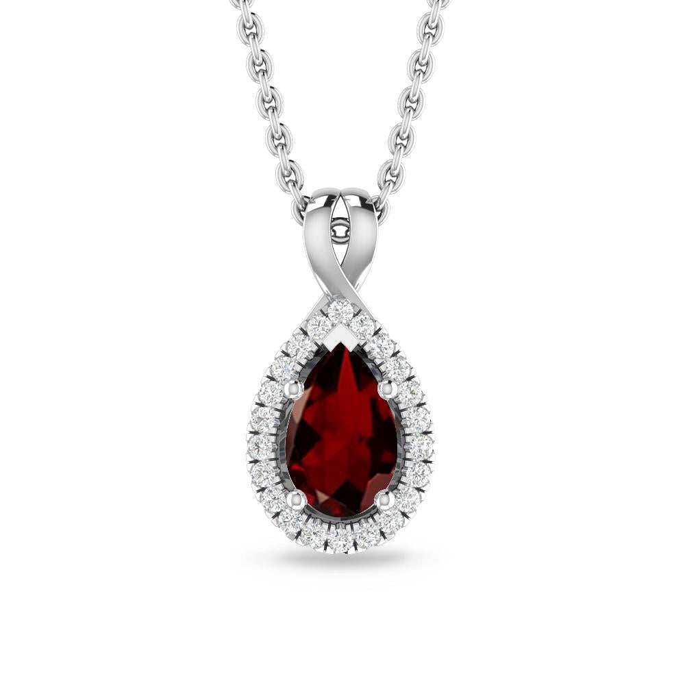 White Gold - Garnet