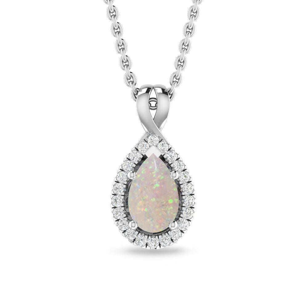 White Gold - Opal