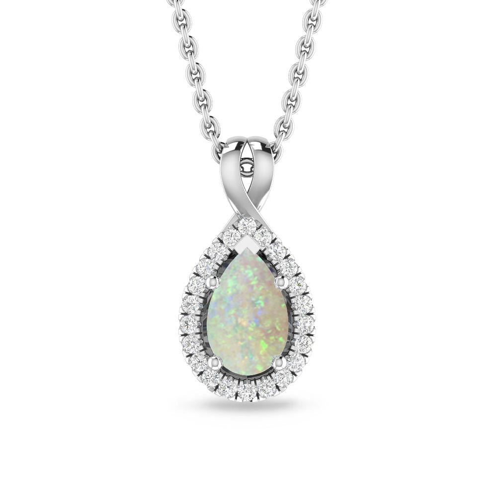 White Gold - Opal