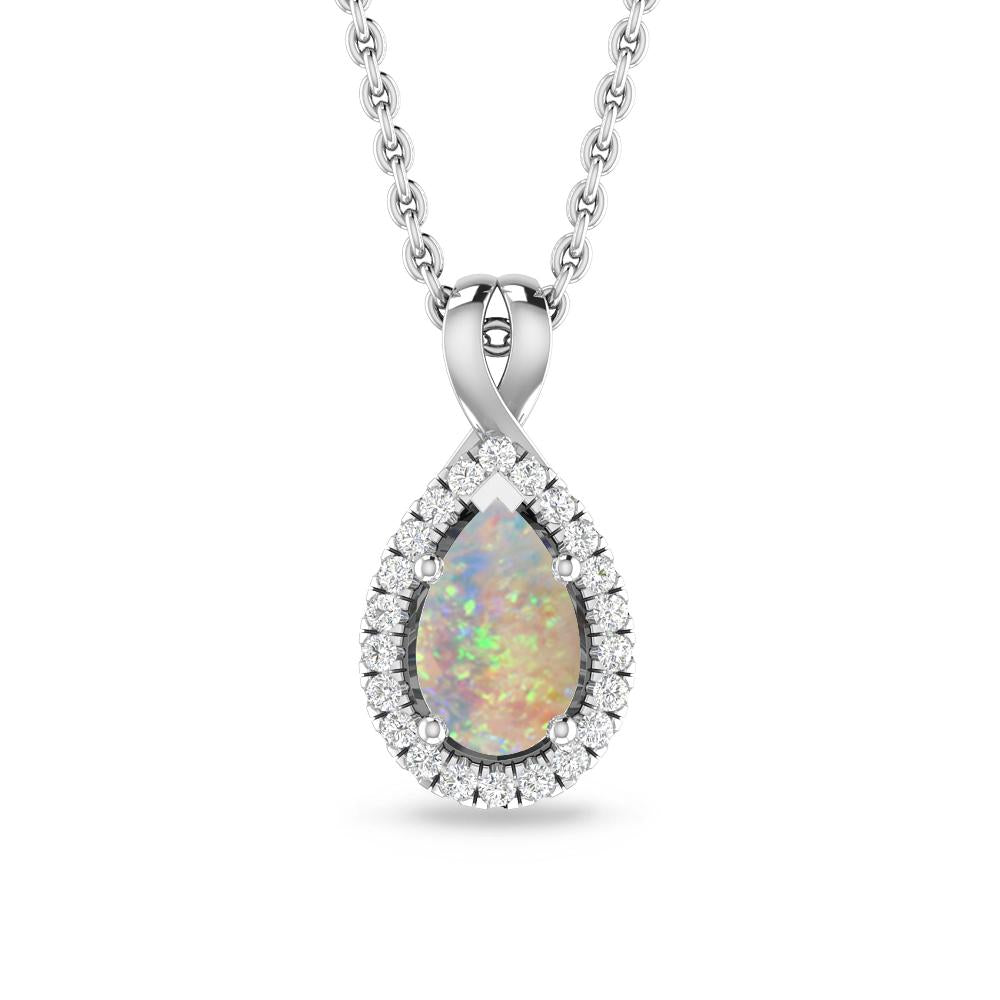 White Gold - Opal