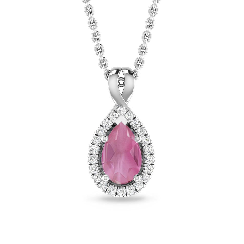 White Gold - Pink Tourmaline