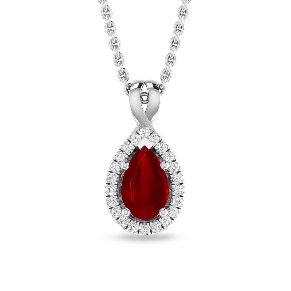 White Gold - Ruby