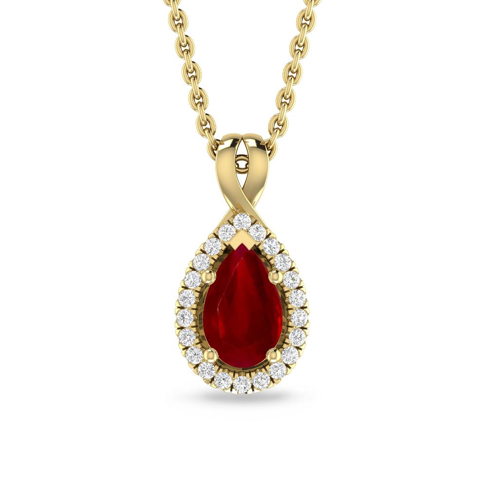 Yellow Gold - Ruby