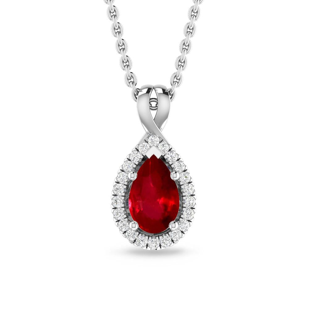 White Gold - Ruby