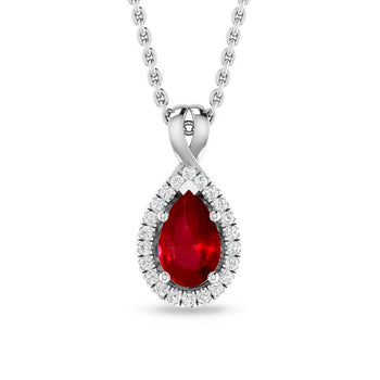 White Gold - Ruby