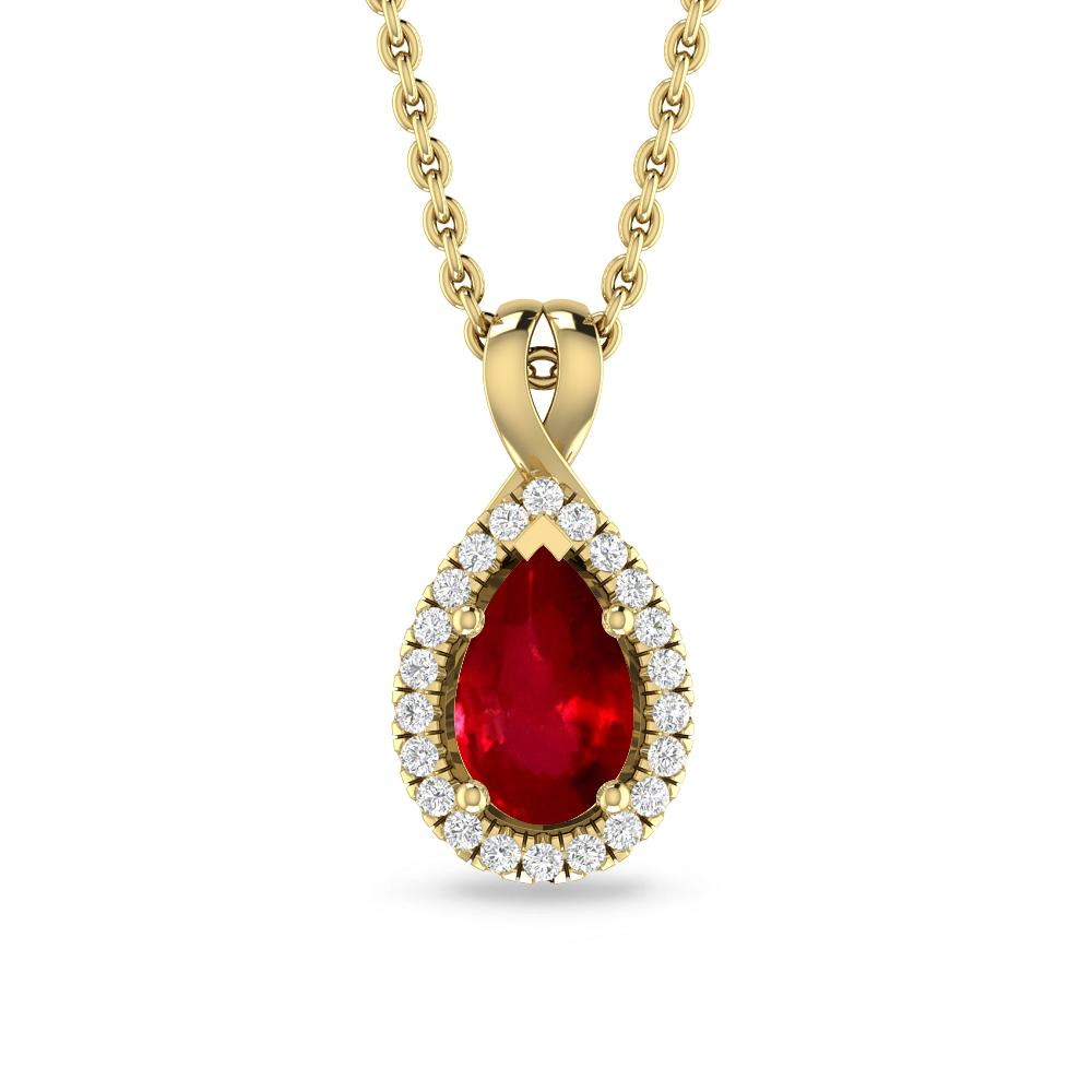 Yellow Gold - Ruby