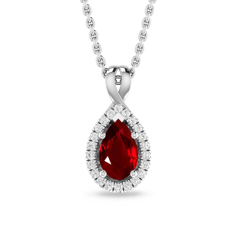 White Gold - Ruby