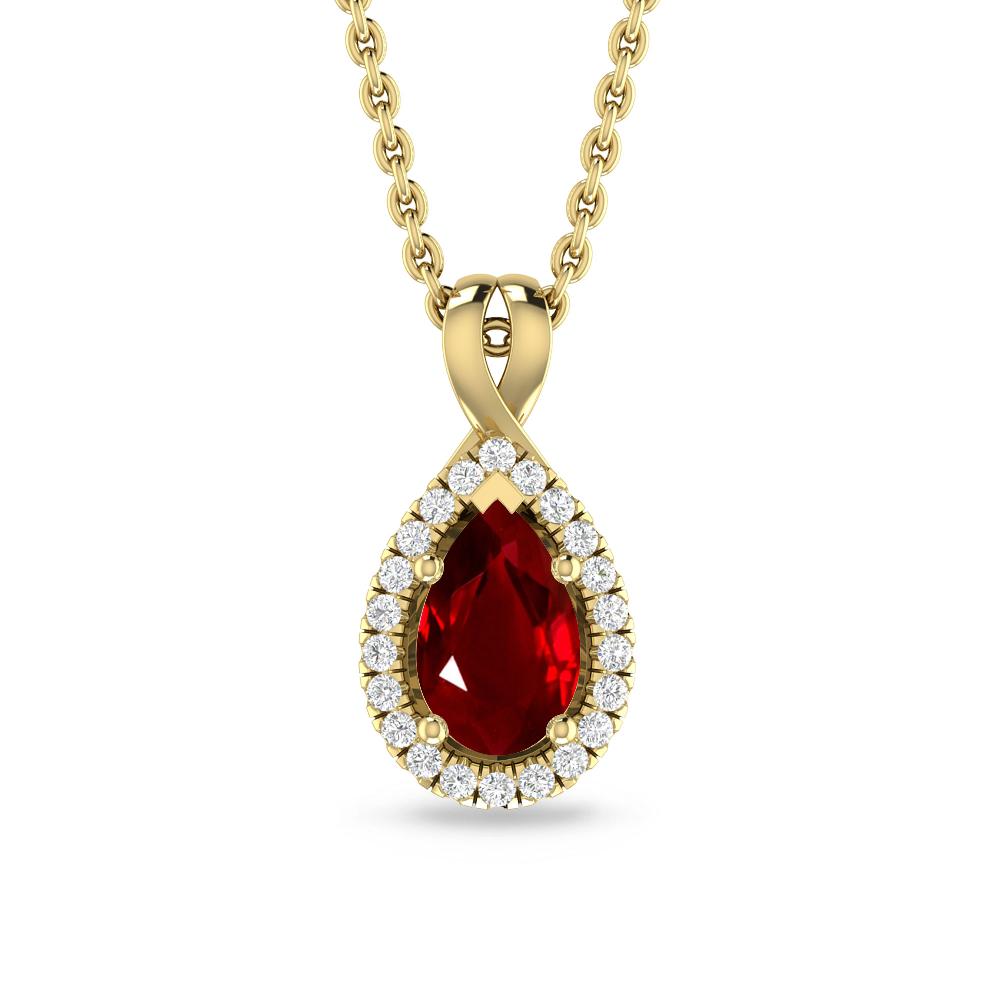 Yellow Gold - Ruby