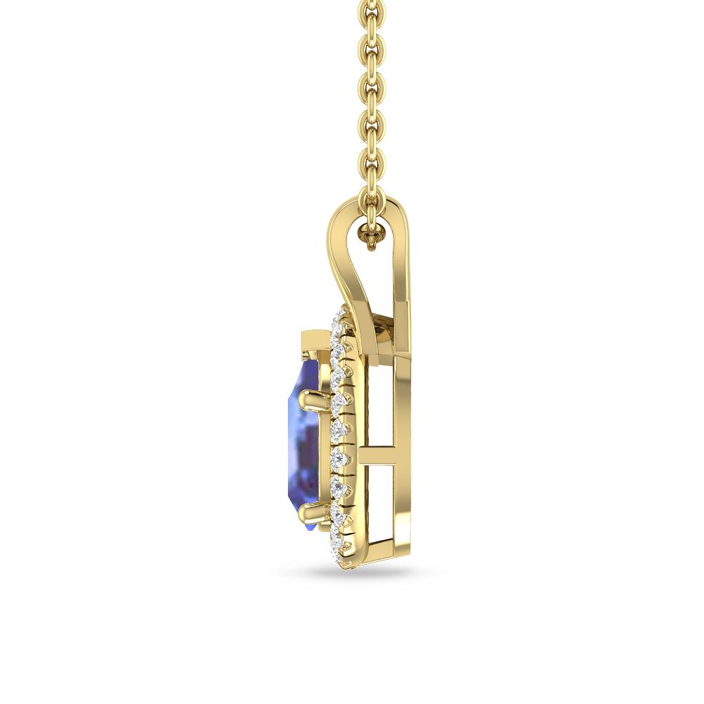 Yellow Gold - Tanzanite