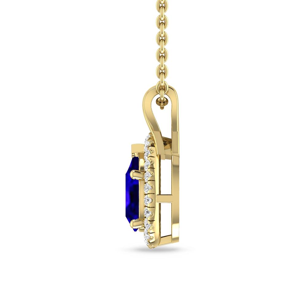 Yellow Gold - Tanzanite