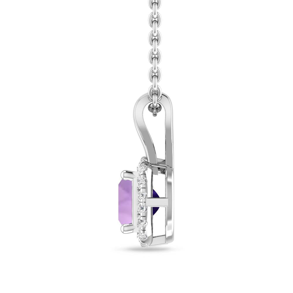 White Gold - Amethyst