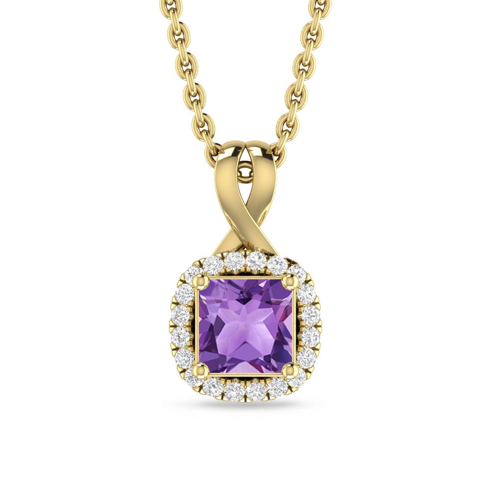 Yellow Gold - Amethyst