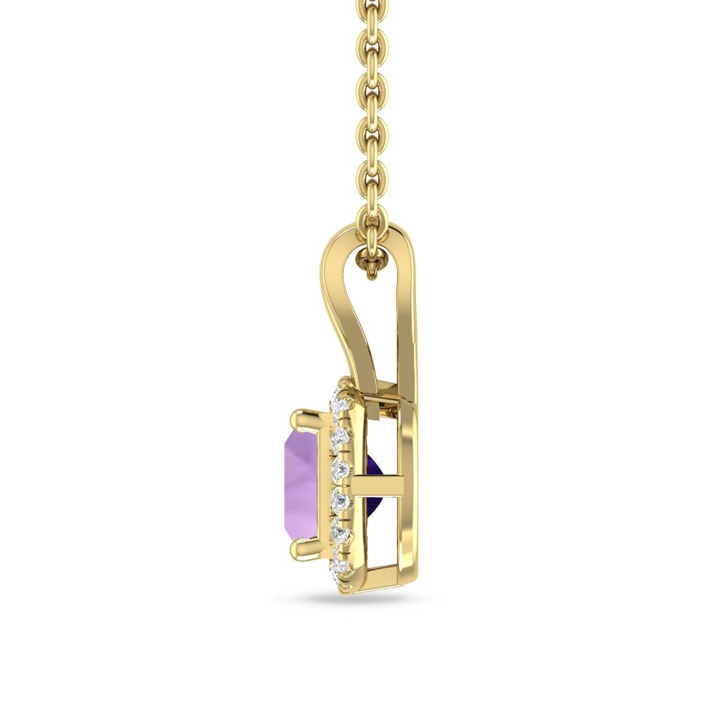 Yellow Gold - Amethyst