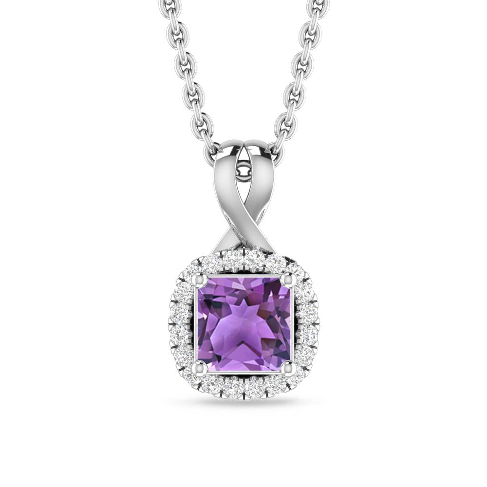 White Gold - Amethyst