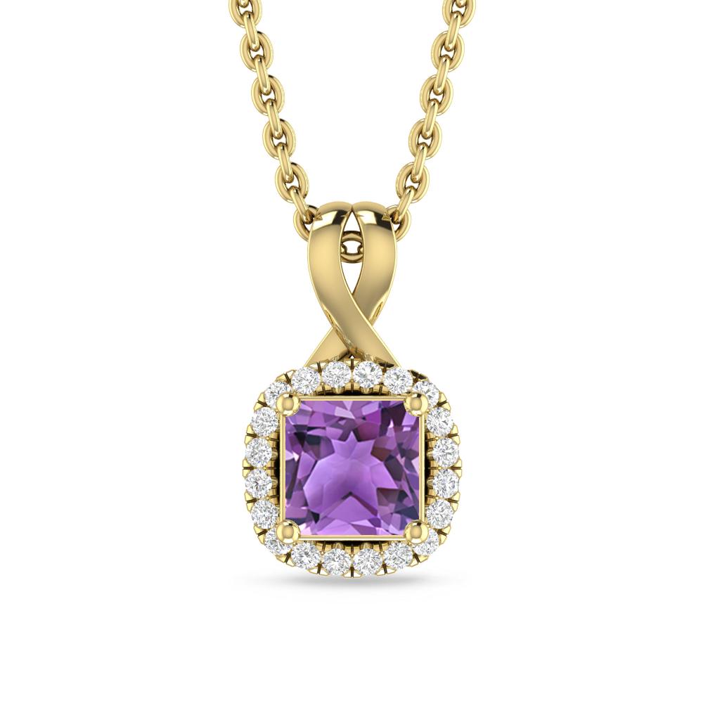 Yellow Gold - Amethyst