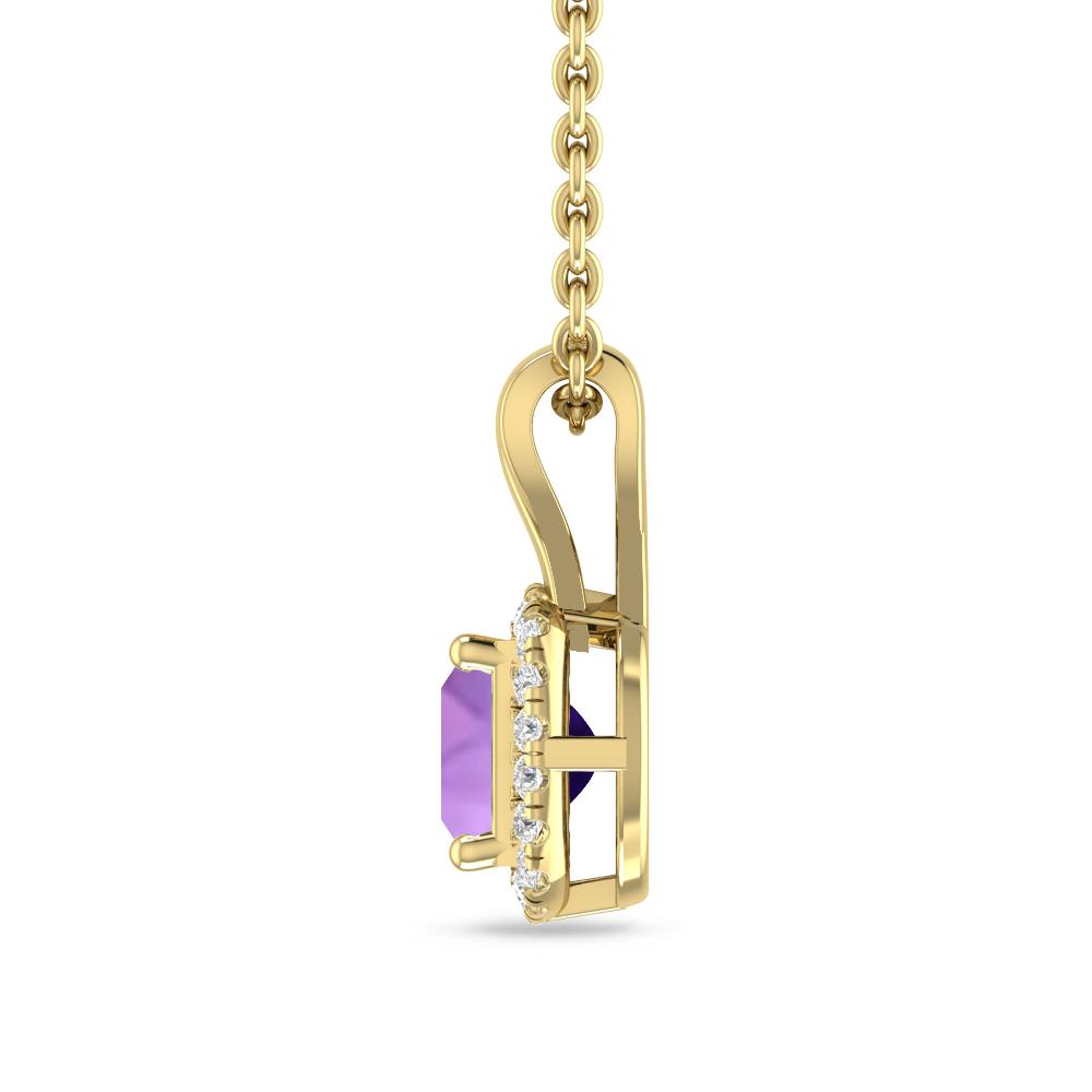 Yellow Gold - Amethyst