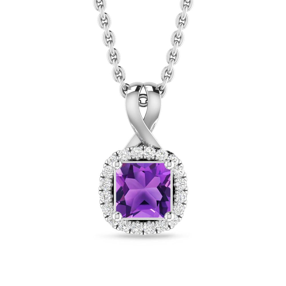 White Gold - Amethyst