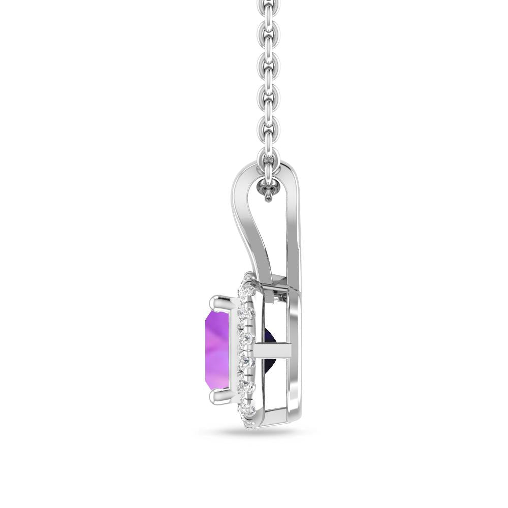 White Gold - Amethyst