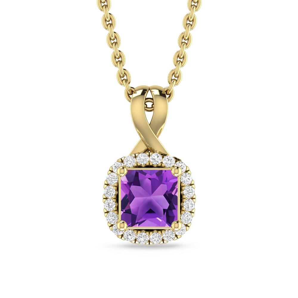 Yellow Gold - Amethyst