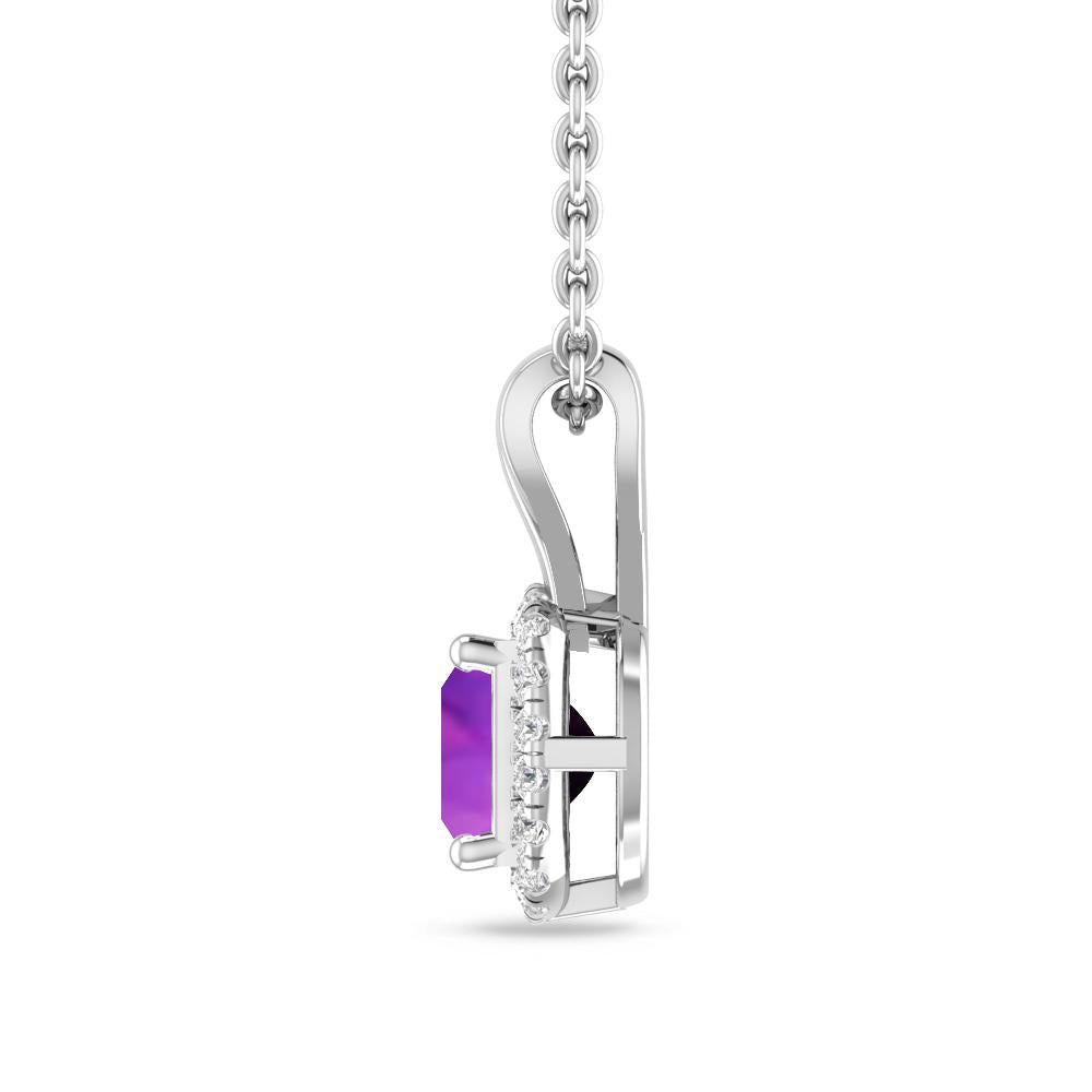 White Gold - Amethyst