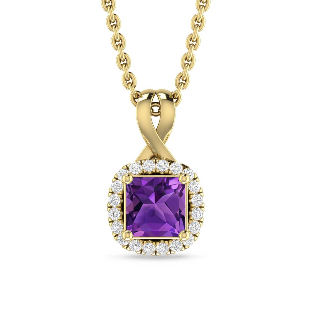 Yellow Gold - Amethyst