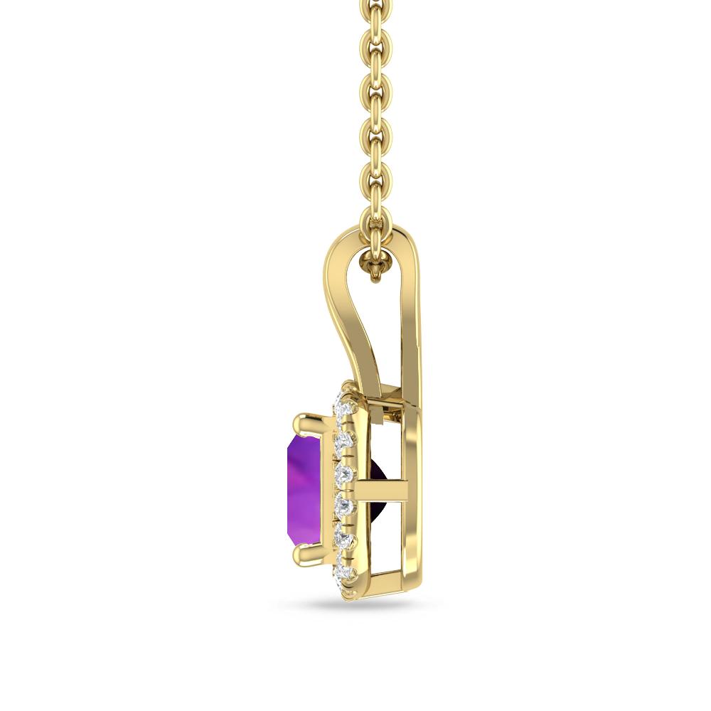 Yellow Gold - Amethyst