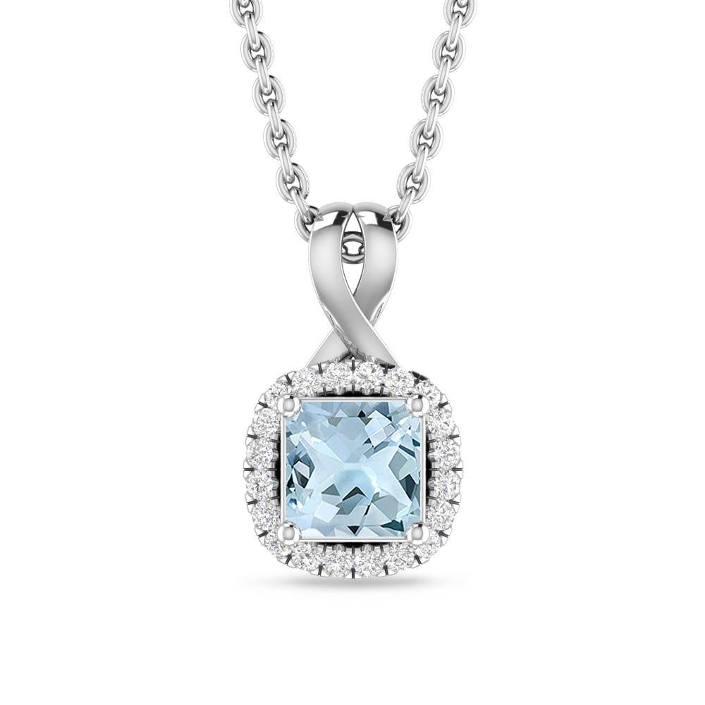 White Gold - Aquamarine