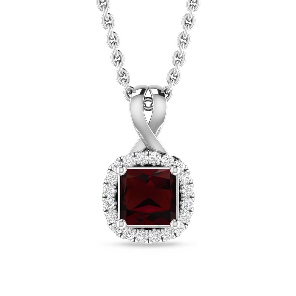 White Gold - Garnet